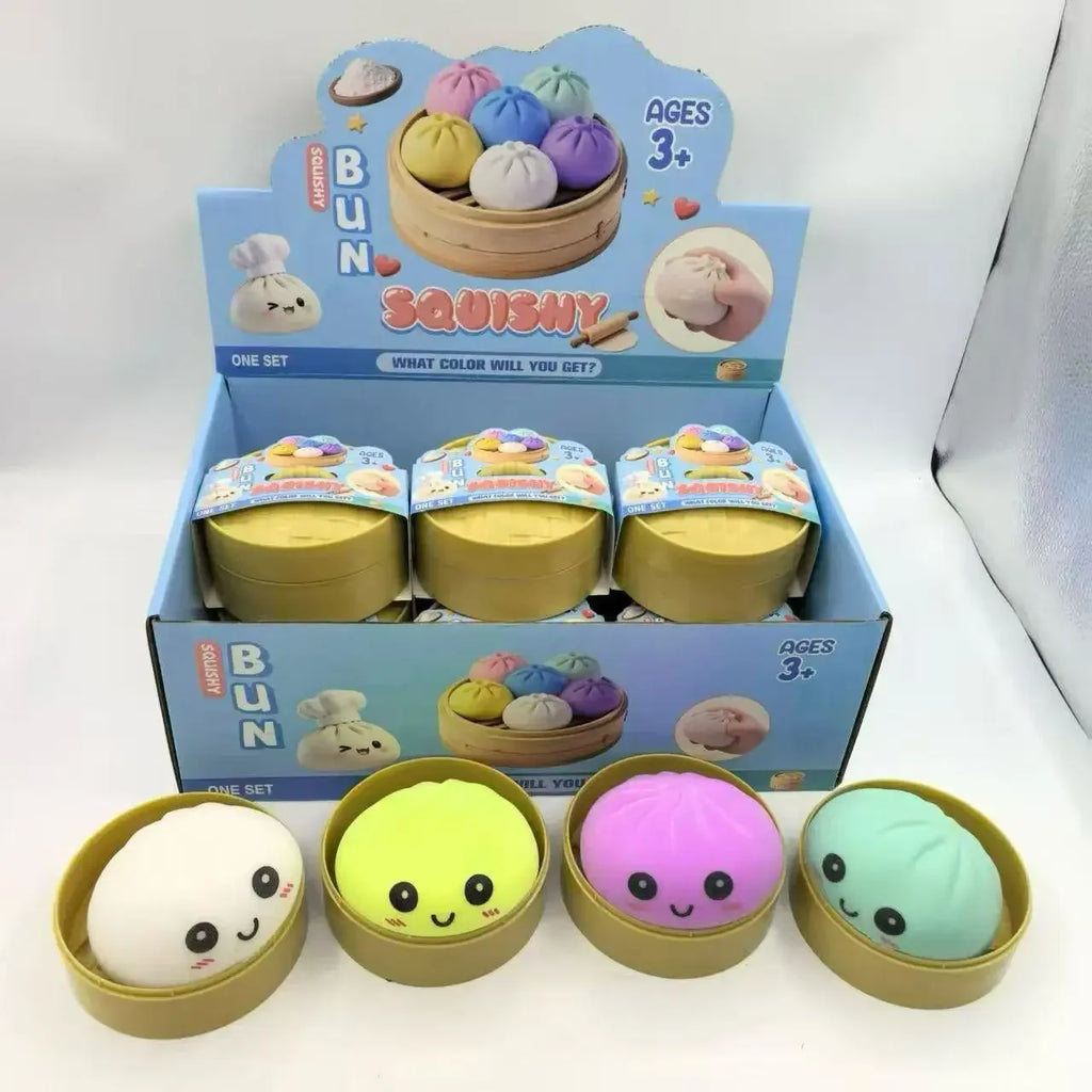 Blind box Colorful Simulated Dumpling Squishy Relaxing Relieve Anxiety Antistress Enhance Happiness Rebound Squeeze Reliever Toy