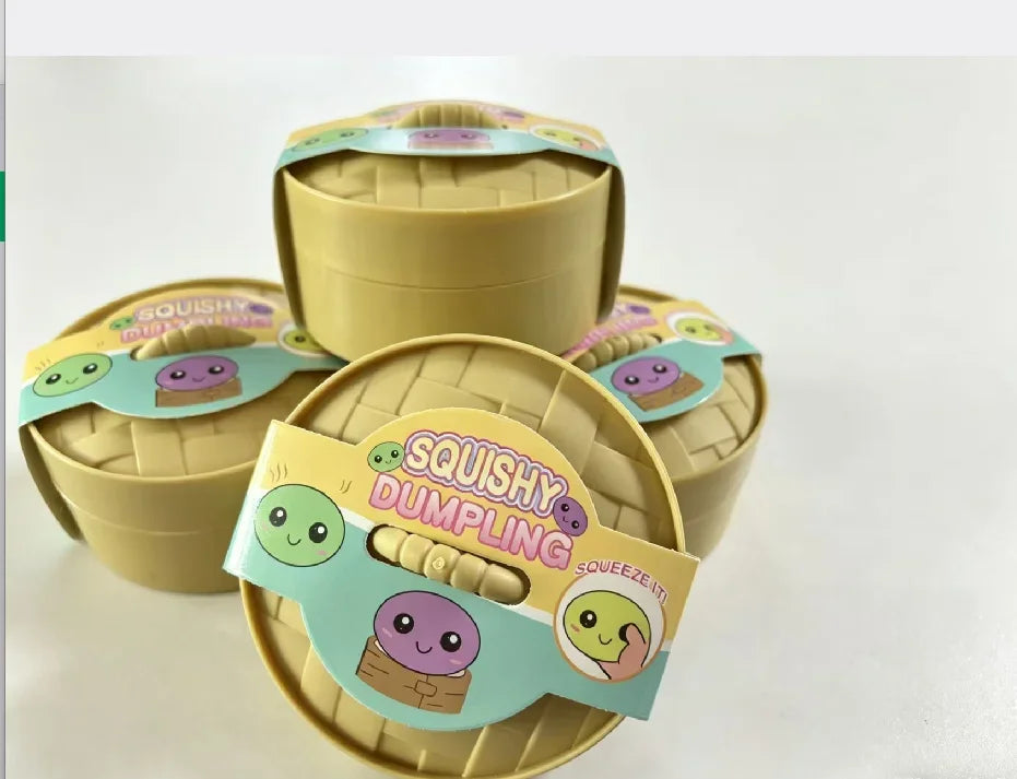 Blind box Colorful Simulated Dumpling Squishy Relaxing Relieve Anxiety Antistress Enhance Happiness Rebound Squeeze Reliever Toy